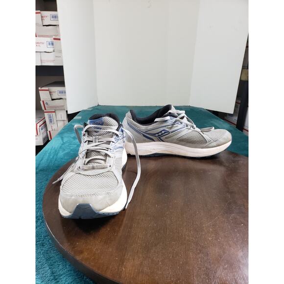 Saucony Cohesion Shoes Size 13 Mens Gray Running Gym Marathon Sneaker S20628-4 - Picture 1 of 12